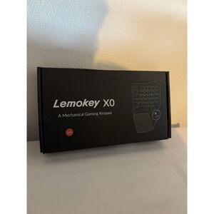 LEMOKEY X0 One Handed Gaming Keyboard, 35 Keys North-Facing Red Backlit‎ Wired